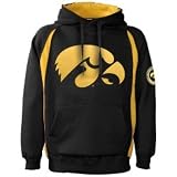 Men`s Iowa Hawkeyes Class Act Big Logo Hoodie