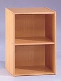 2 Shelf Cabinet in Natural Color