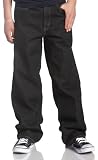  : Levi's Boy's 569 Loose Fit Jean, Black Yarn Dye, 8 Regular