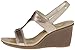 Anne Klein Sport Women's Eaden Fabric Wedge Sandal,Black,10 M US
