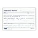 TOPS Absentee Report Forms, 4 x 6 Inch, 100 Sheets, 2-Pack, White (12391)