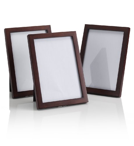 3 Wood Photo Frames