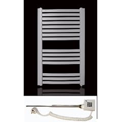 Badheizk�rper 870h x 550b elektrisch weiss gebogen 518 Wattinkl. Heizpatrone KTX-2-600 (600 Watt) und Bef�llungHeizk�rper wird montagefertig geliefert