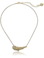 Jewelry: Betsey Johnson "Heaven Sent" Crystal Wing Pendant Necklace, 15.75" - Betsey Johnson Jewelry