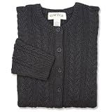 Heathered Cotton Cable Cardigan at Orvis
