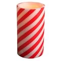 Candy Cane Candle - Red/White