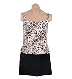 It Figues! Hip Hider Collection Panthera Print Skirtini Swimsuit RETAIL VALUE $101