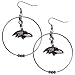 NFL Siskiyou Sports Womens Baltimore Ravens 2 Inch Hoop Earrings One Size Team Color