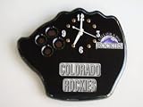 COLORADO ROCKIES GLOVE WALL CLOCK