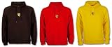 Ferrari Hooded sweatshirt in Red, Black and Yellow