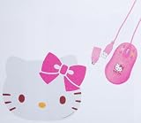 Sanrio Argyle Hello Kitty Optical Mouse And Mouse Pad