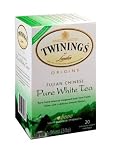 Twinings Fujian Chinese Pure White Tea, 20-Count Tea Bags (Pack of 6)