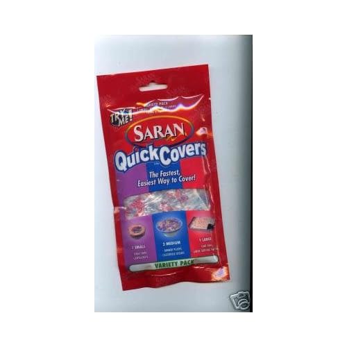 SARAN QUICK COVERS 4 Count ASST SIZES [FIVE PACK] = 20
