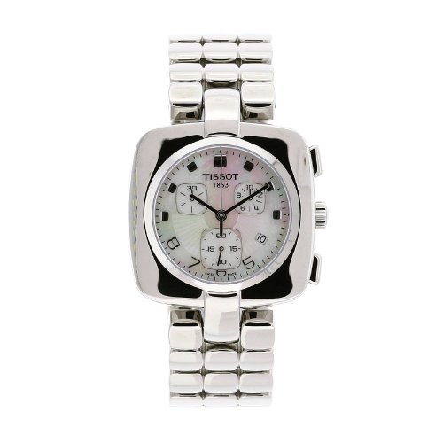 Tissot Women s T020 317 11 117 00 Odaci T Stainless Steel White Dial Watch Watch