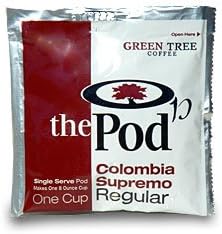 The POD, 1-Cup Coffee Pods - Colombia Supremo (Regular) 54 Pods