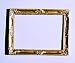 Dollhouse Miniature Gold Ornate Frame