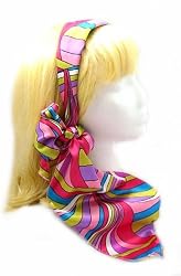Head Band - Swirl ~ Pink Multi