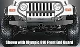 Olympic 4X4 670-12X Brush Guard for Jeep Wrangler TJ 1997-02 Black Or Chrome