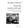 Nous, les ma�tres d'�cole