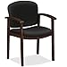HON Invitation Guest Chair, Fixed Arms - Fabric Seat - Hardwood Frame - Four-Legged Base - Black - 20" Seat Width x 17" Seat Depth - 23.5" Width x 22" Depth x 33.1" Height