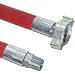 Goodyear EP Flexsteel 250 Steam Red Rubber Steam Hose Assembly, Male NPT x Female NPT Couplings, 250 PSI Max Pressure