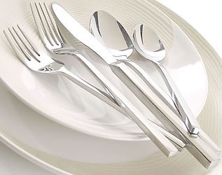 Cambridge Silversmiths Chop Mirror Service for 4 Flatware Set 20-pc. Cambridge Silversmiths 