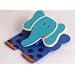 Magnetic wooden animal clip for photos messages or important notes - Elephant design