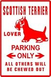 SCOTTISH TERRIER PARKING dog pet NEW sign