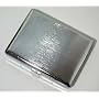 Brushed Steel 2 Sided Cigarette Case 100s and Kings