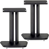 Wood Technology 17.5 Wood Speaker Stands, Black (Pair)