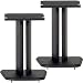 Electronics : Black Satin Wood Speaker Stands