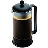 Bodum Brazil 8-Cup French Press Coffee Maker, 34-Ounce, Black