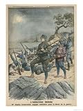 19-Year Old Sophia Iovanovich Takes up Arms Against the Turks Along with Her Fiance Art Giclee Poster Print, 18x24