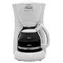 DeLonghi DC50W Twenty Four Seven Drip Coffee Maker, White