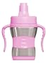 Innate Me-Me Gripper 7.5oz Stainless Steel Sippy Cup (Gurly Pink)