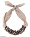 Jewelry : Silk and pearl choker, 'Berry Chic' 1