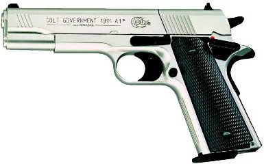 Colt 1911 nickel air pistol