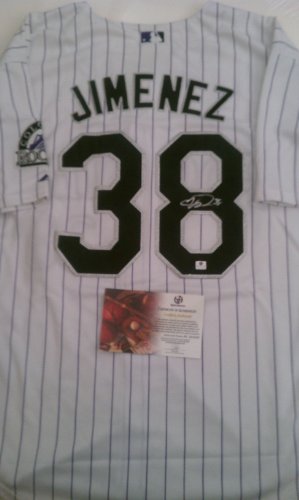 Ubaldo Jimenez Signed Colorado Rockies Jersey