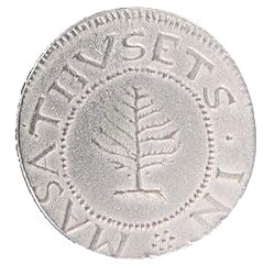 1652 Pine Tree Shilling Large Planchet - Replica