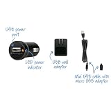 Kensington K38057US Wall and Car Charger for Mini and Micro USB Devices