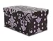 CD BOX Flock Damask-Plum