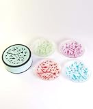 Set Of 4 Flora Cocktail Plates