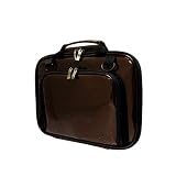 CaseCrown Double Memory Foam Netbook Case with Shoulder Strap (Metallic Chocolate) for... by 