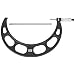 Starrett ST436DXRLZ 436 Series Outside Micrometer Set, Ratchet Stop, Lock Nut, Carbide Faces, 6-12" Range, 0.0001" Graduation