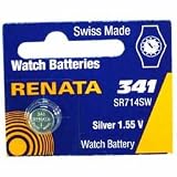 Renata Silver Oxide Watch Battery For Renata 341 Button Cell