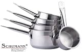 5 CASSEROLES PRO INOX INDUCTION SCHUMANN PROFESSIONNEL - BS063