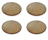 SET: 4X Tropicboards - Pizzateller - Ø 36,5cm