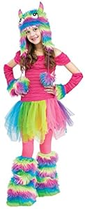Rockin' Rainbow Girls Monster Costume (Medium (8-10))