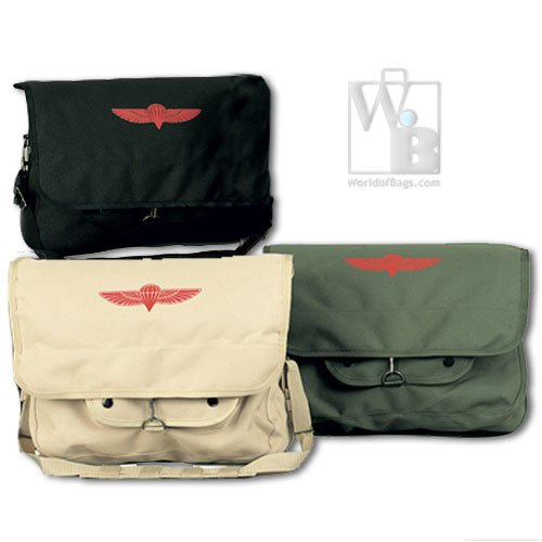 Rothco Stonewashed OD Classic Messenger Bag
