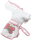 Jakks Pacific Soft Terry Bathrobe For Dogs, Small, Pink/White